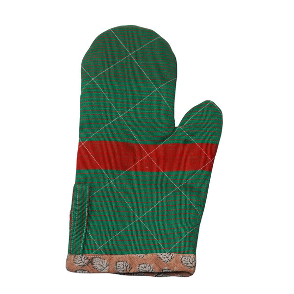 Green Oven Mitts