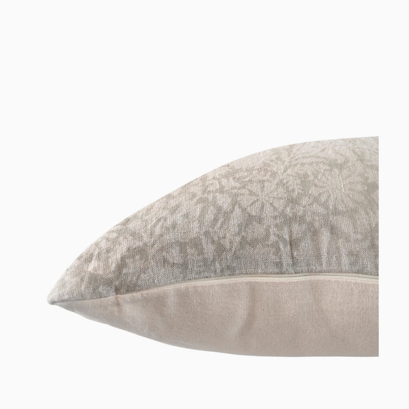 ABIOLA- Indian Hand Block Linen Pillow cover