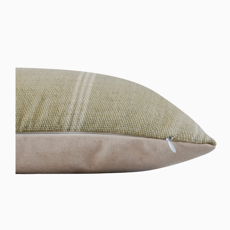 YINKA - Vintage Indian Wool Lumbar Throw Pillow Cover