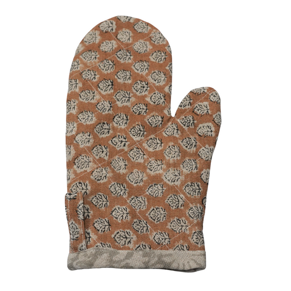 Rust Brown Oven Mitts