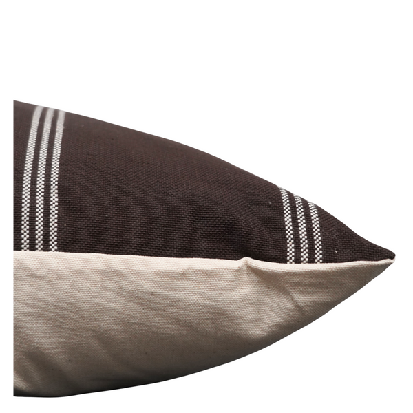 Dada- Woven Cotton Throw Pillow Cover