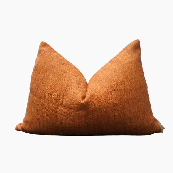 Senegal - Vintage Indian Wool Lumbar Throw Pillow Cover