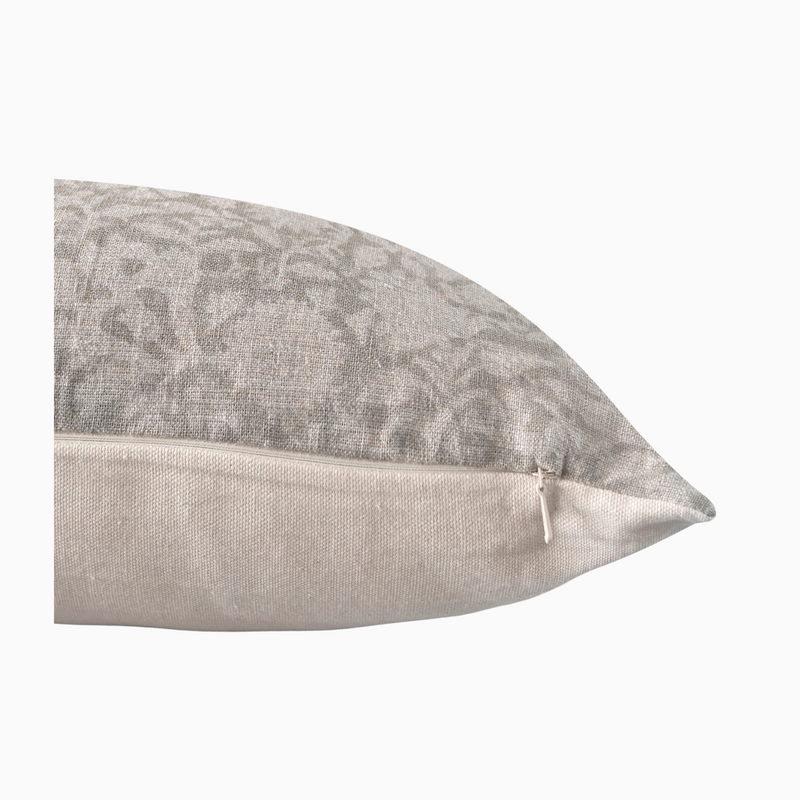 ADEYEMI-Indian Hand Block Linen Lumbar Pillow cover
