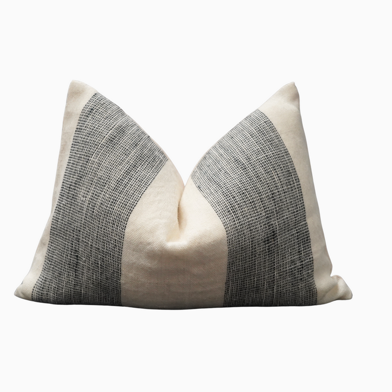 Tisa - Vintage Indian Wool Lumbar Throw Pillow Cover