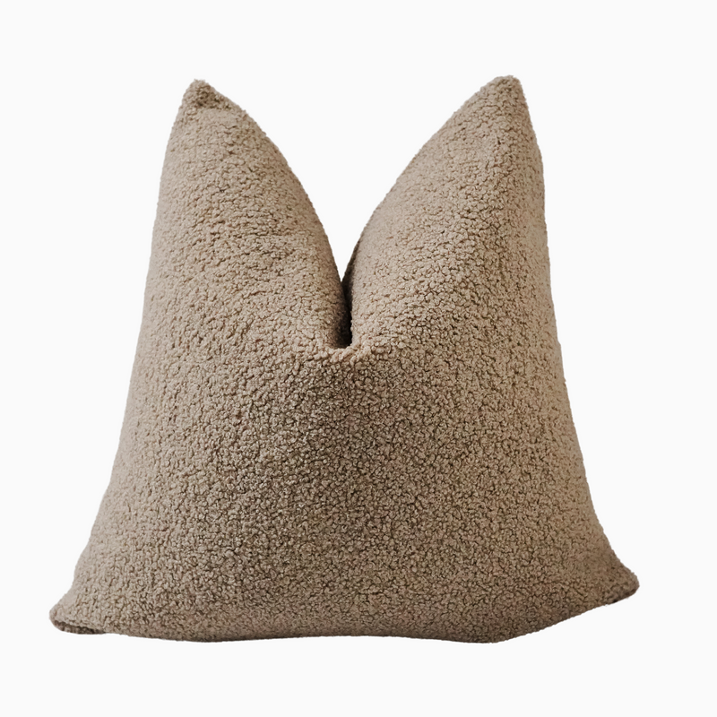 Kalu-TEDDY BOUCLE PILLOW COVER
