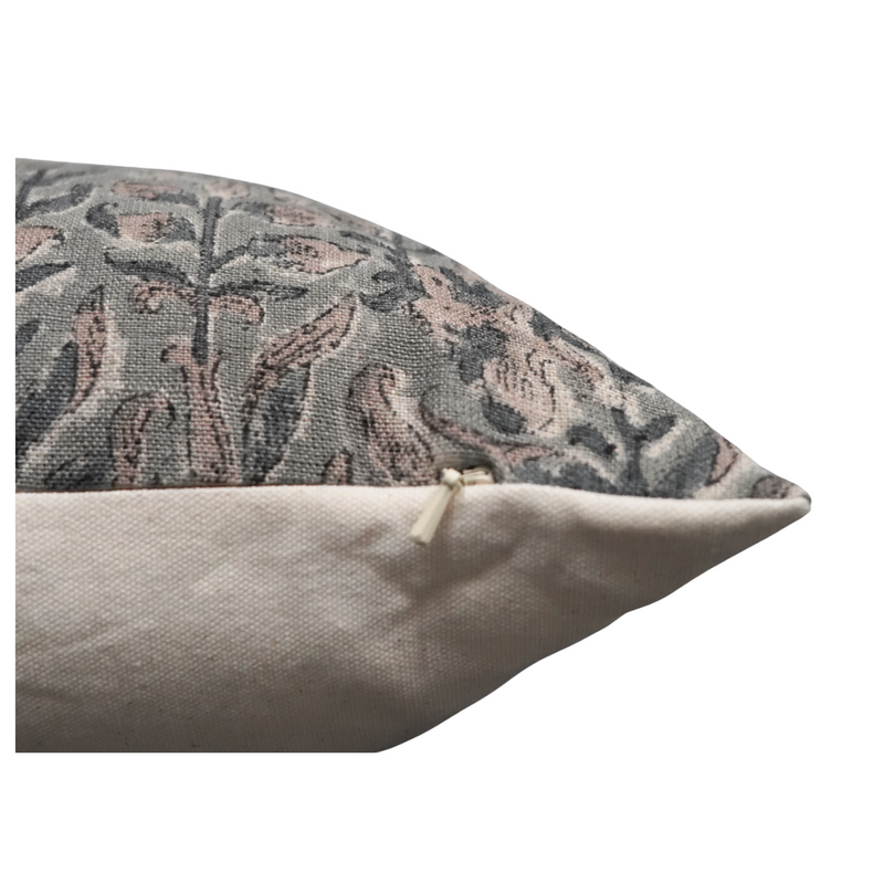 Onyinye - Indian Hand Block Linen Pillow Cover