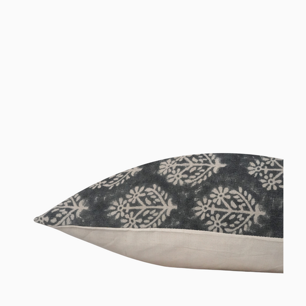 HAMZA - Indian Hand Block Linen Pillow Cover