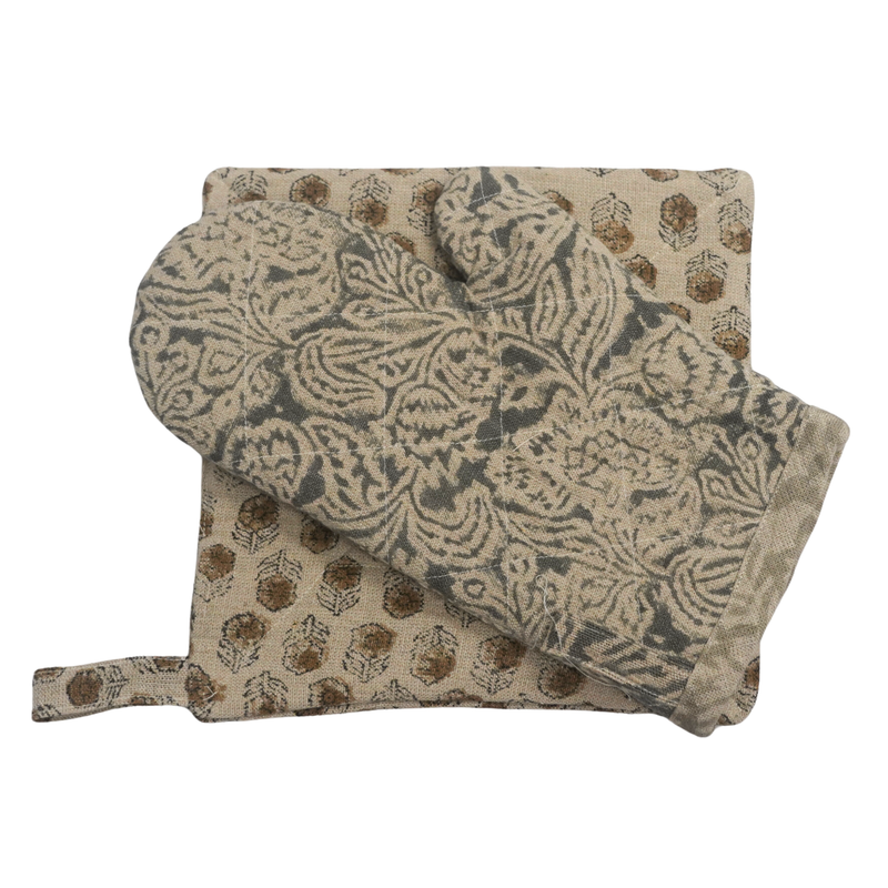 Fola Oven Mitt and Pot Holder Set