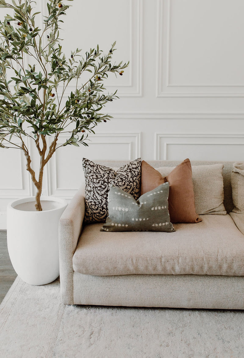 DOYIN- Linen Throw Pillow Cover
