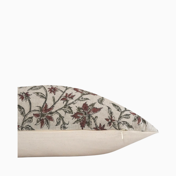 BUKKY - Indian Hand Block Linen Pillow Cover