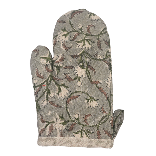 Light Grey Oven Mitt-Single