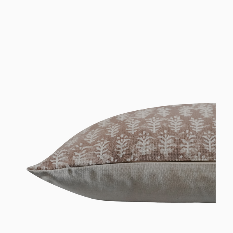 ENOBONG- Indian Hand Block Linen Pillow cover