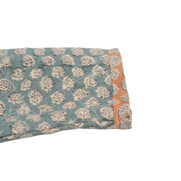 Blue Green Oven Mitt-Single