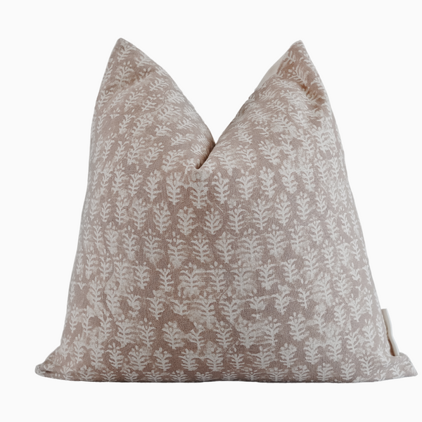 ENOBONG- Indian Hand Block Linen Pillow cover