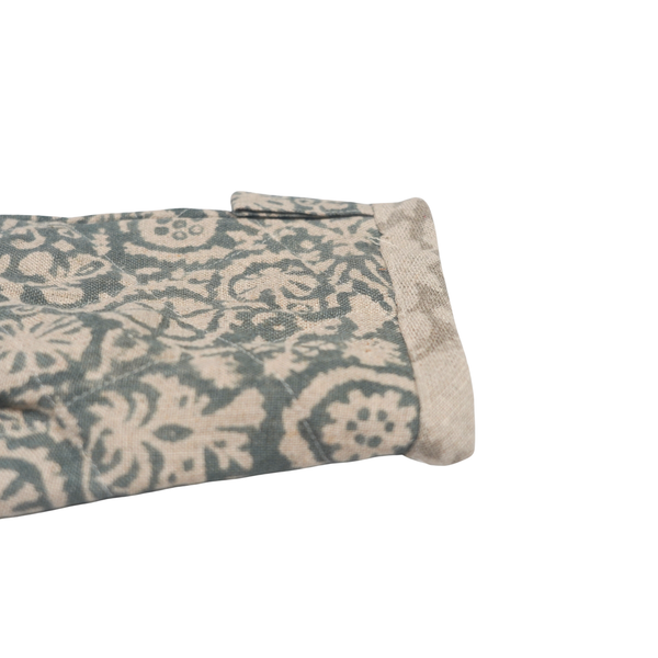 Grey Blue Oven Mitt-Single