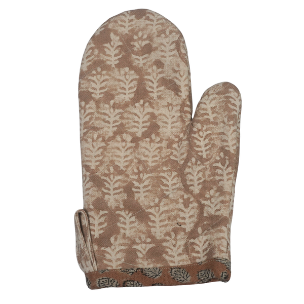 Coral Blush Oven Mitt-Single