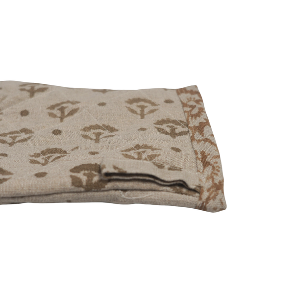 Tan Brown Oven Mitt-Single