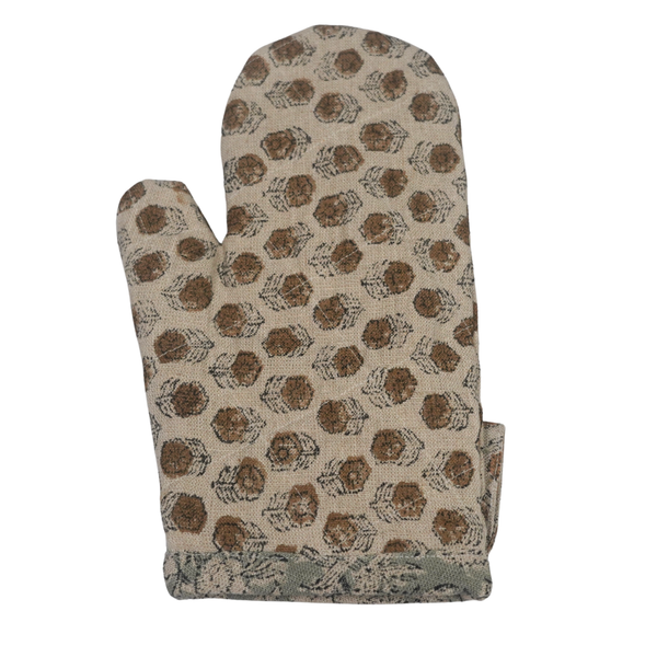 Rust Tan Oven Mitt-Single