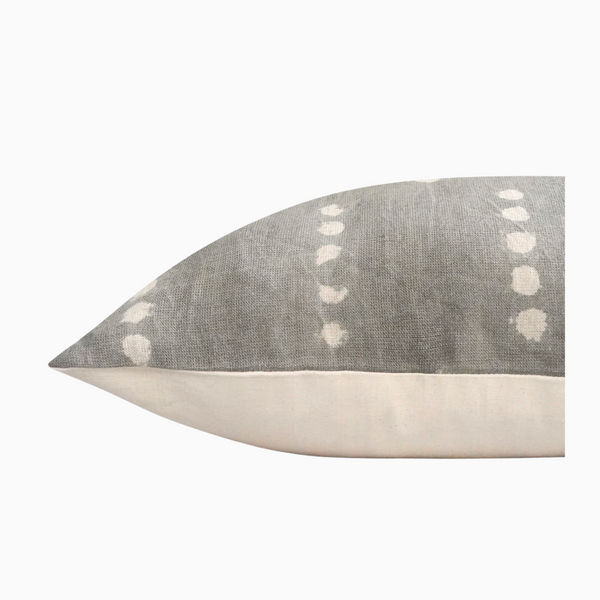 DAPO- Indian Hand Block linen Lumbar Pillow Cover