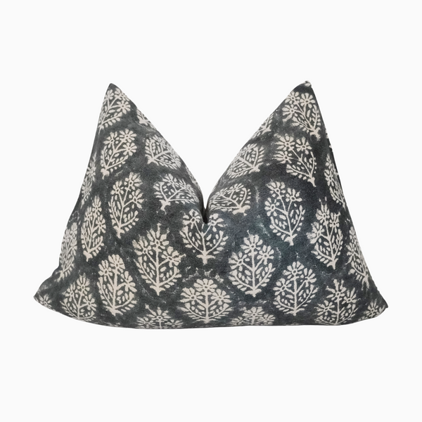DUPE- Indian Hand Block linen Lumbar pillow  cover