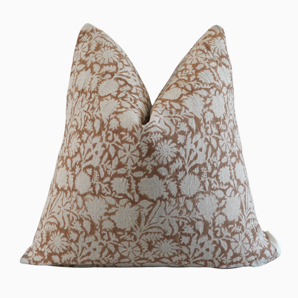 EKONDU- Indian Hand Block Linen Pillow cover