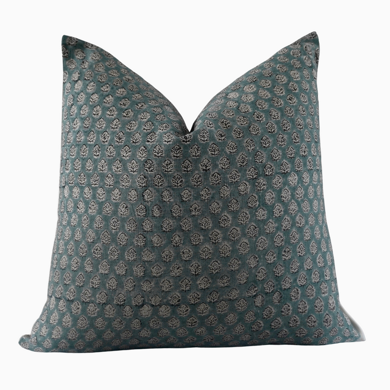 ONI- Indian Hand Block Linen Pillow Cover