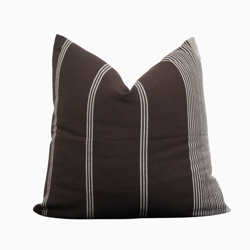 Dada- Woven Cotton Throw Pillow Cover