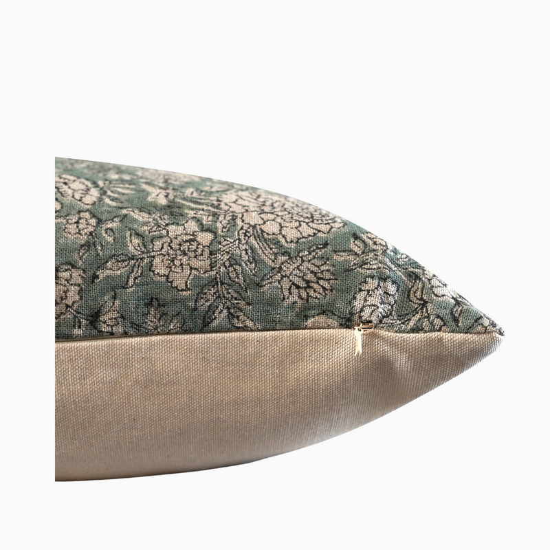 OKEKE- Indian Hand Block Linen Pillow cover