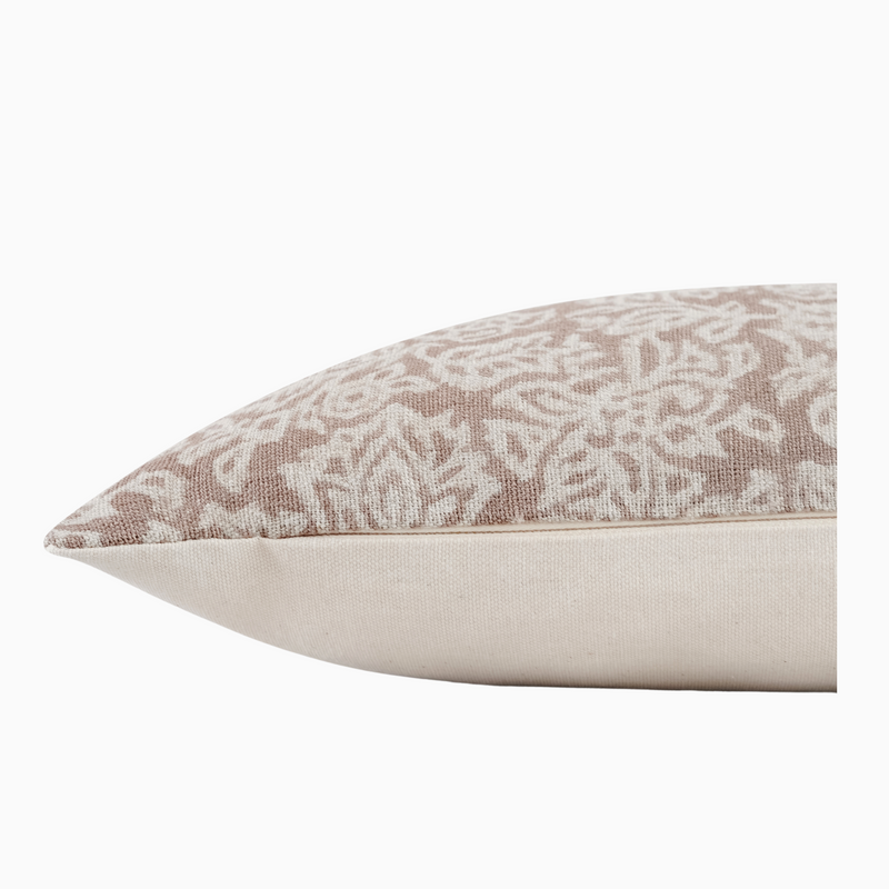 OPO - Indian Hand Block Linen Lumbar Pillow Cover