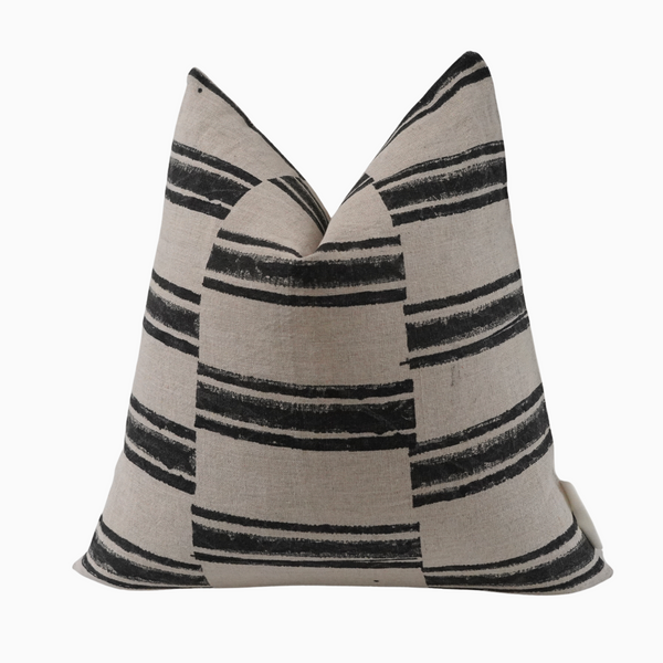 CHIKA - Indian Hand Block Linen Pillow Cover