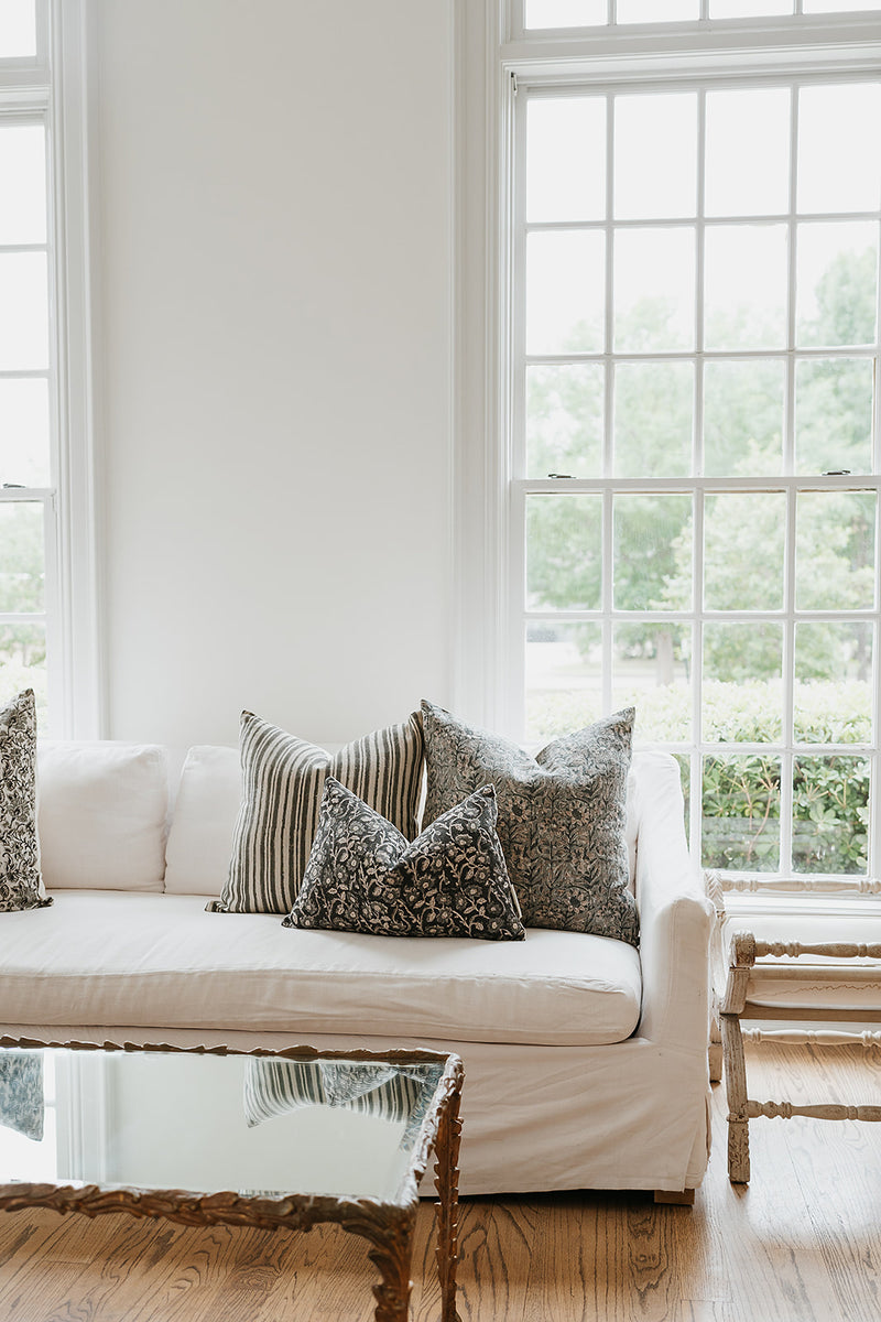 Onyinye - Indian Hand Block Linen Pillow Cover