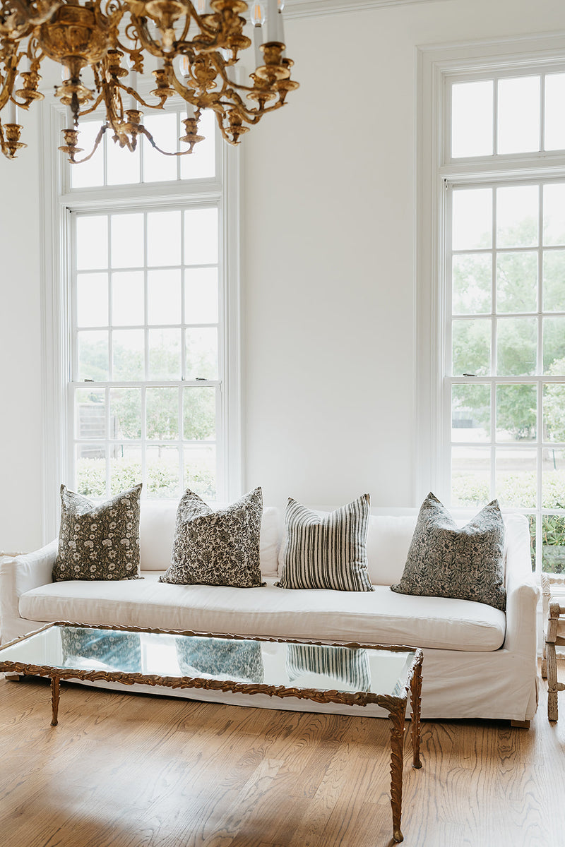 Onyinye - Indian Hand Block Linen Pillow Cover