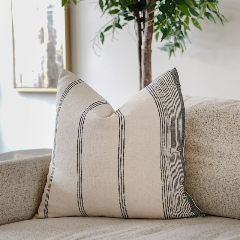 ENIIYI- Woven Cotton Throw Pillow Cover