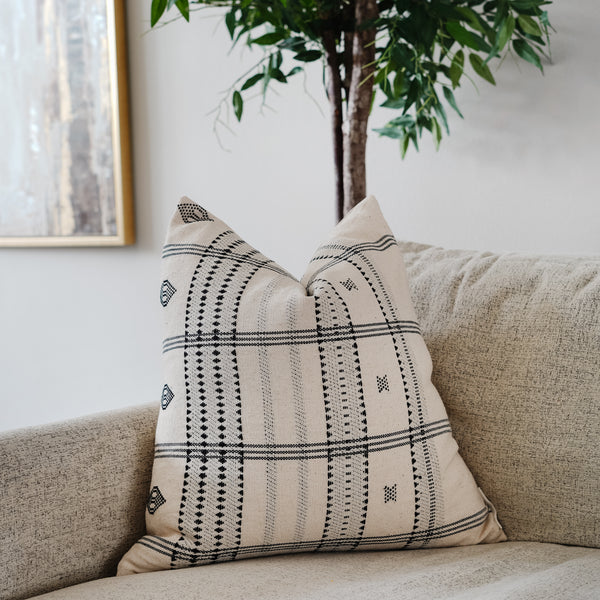 EKUNDAYO- Woven Cotton Throw Pillow Cover
