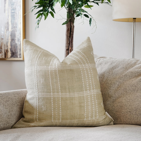 TOMI - Indian Wool Throw Pillow Cover