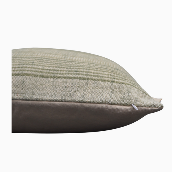 LAMI - Vintage Indian Wool Lumbar Throw Pillow Cover
