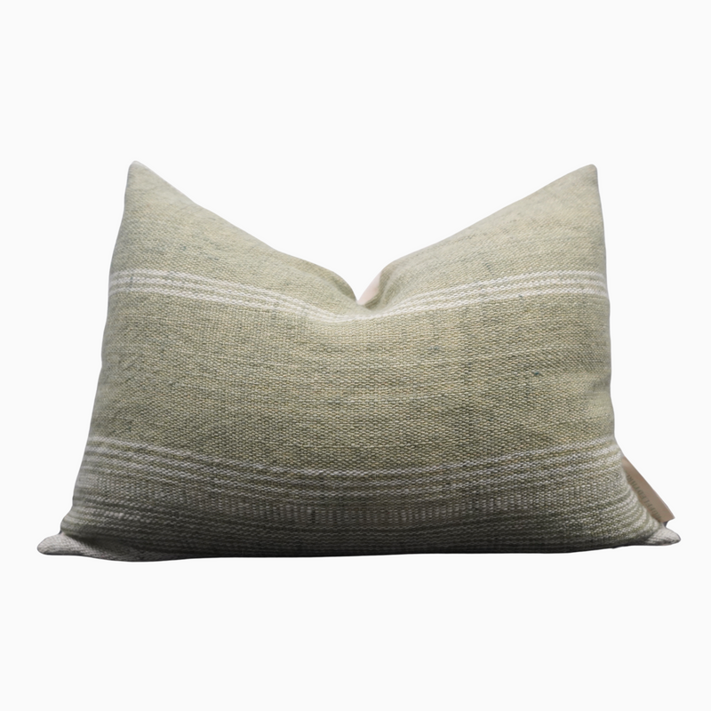 LAMI - Vintage Indian Wool Lumbar Throw Pillow Cover