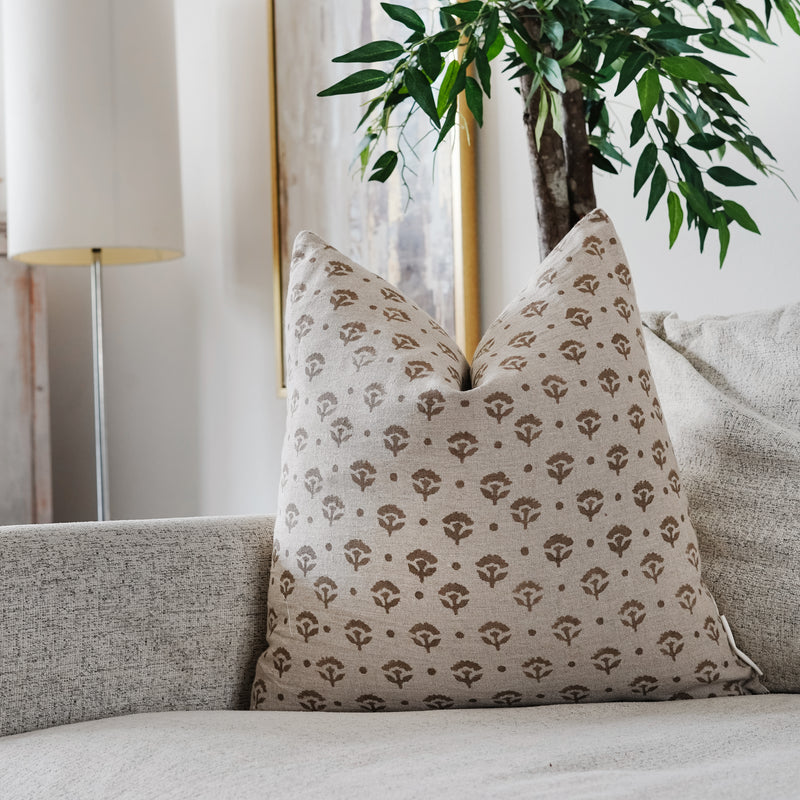 BABA- Indian Hand Block Print Pillow Cover