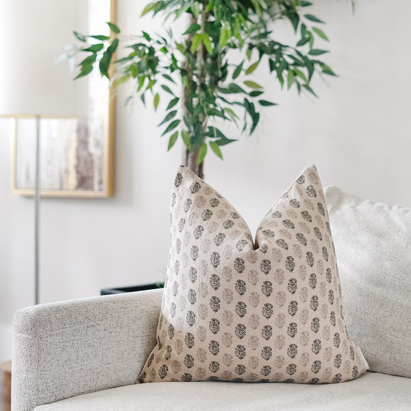 KUTI - Indian Hand Block Print Pillow Cover