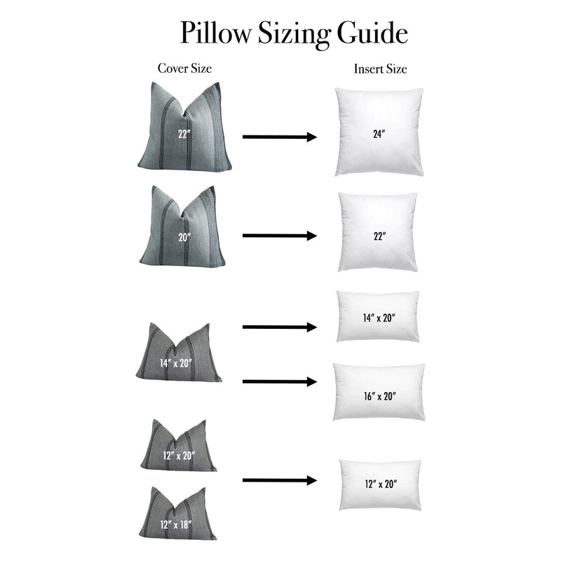 22 inch Down Alternative Insert Pillow insert/Filler – RuffledThread