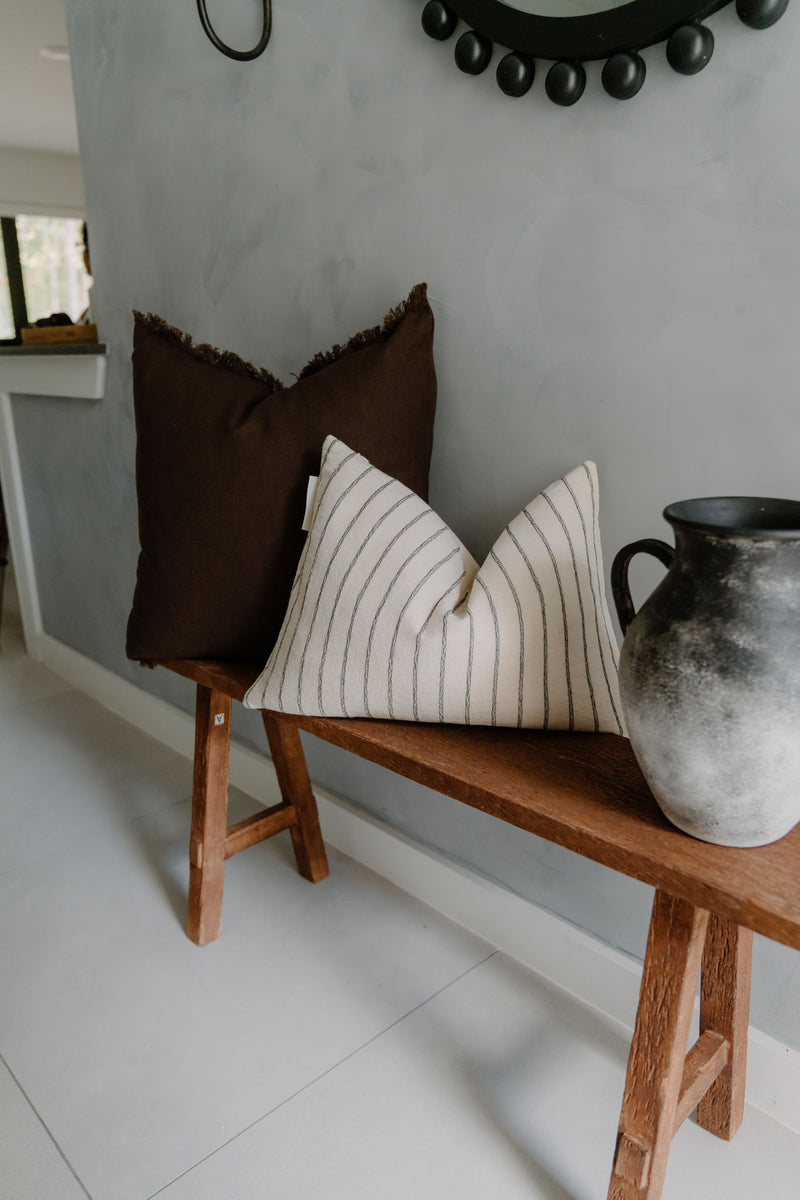 BAYOJI - THAILAND WOVEN COTTON LUMBAR PILLOW COVER